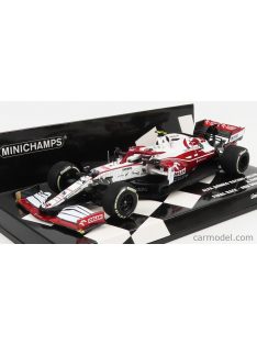   Minichamps - Alfa Romeo F1 C41 Team Orlen Racing N 99 Last Race Abu Dhabi Gp 2021 Antonio Giovinazzi White Red Met