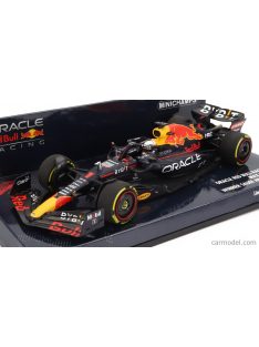   Minichamps - Red Bull F1 Rb18 Team Oracle Red Bull Racing N 1 Bahrain Gp World Champion 2022 Max Verstappen Matt Blue Yellow Red