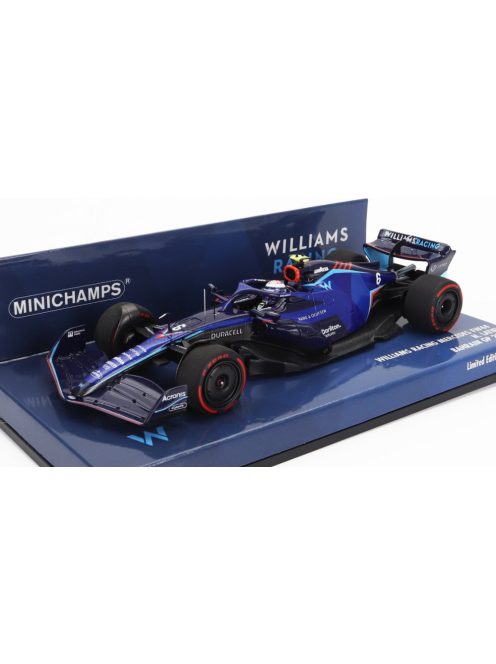 Minichamps - WILLIAMS F1 FW44 TEAM WILLIAMS RACING N 6 BAHRAIN GP 2022 NICHOLAS LATIFI BLUE