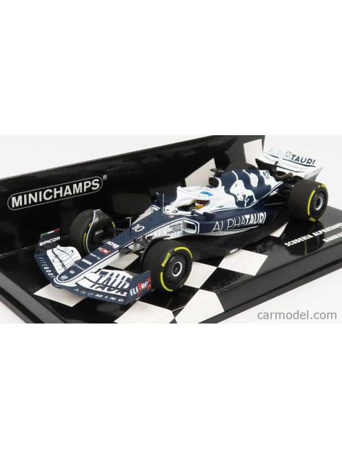 Minichamps - Alpha Tauri F1 At03 Honda Team Alpha Tauri N 10 Bahrain Gp 2022 Pierre Gasly White Blue