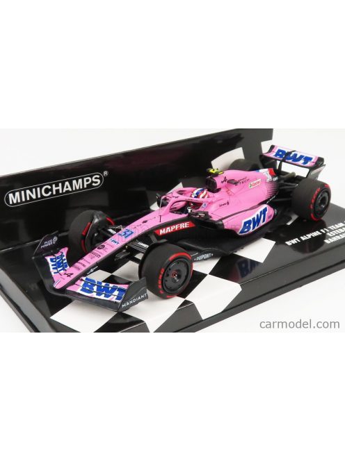 Minichamps - Renault F1 A522 Team Alpine Bwt N 31 Bahrain Gp 2022 Esteban Ocon Pink Blue