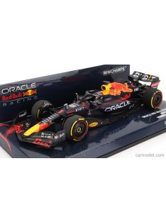   Minichamps - Red Bull F1 Rb18 Team Oracle Red Bull Racing N 1 World Champion Winner Miami Gp 2022 Max Verstappen Matt Blue Yellow Red