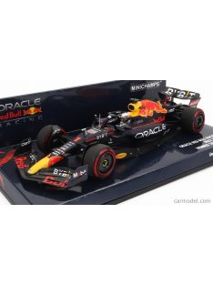   Minichamps - Red Bull F1 Rb18 Team Oracle Red Bull Racing N 1 Winner Spanish Gp World Champion 2022 Max Verstappen Matt Blue Yellow Red