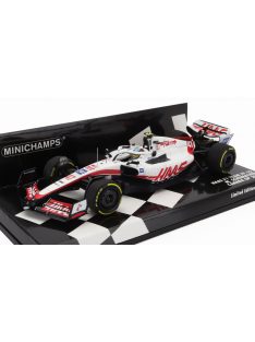   Minichamps - HAAS F1  VF-22 FERRARI TEAM HAAS N 47 CANADA GP 2022 MICK SCHUMACHER WHITE BLACK RED