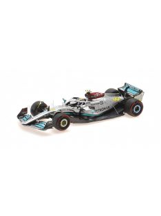   Minichamps - MERCEDES GP F1 W13E TEAM MERCEDES-AMG PETRONAS F1 N 44 3rd SILVERSTONE BRITISH GP 2022 LEWIS HAMILTON SILVER GREEN