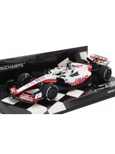   Minichamps - HAAS F1  VF-22 TEAM HAAS N 47 6th AUSTRIAN GP 2022 MICK SCHUMACHER WHITE BLACK RED