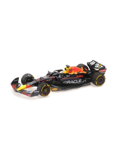 Minichamps - RED BULL F1  RB18 TEAM ORACLE RED BULL RACING N 1 WINNER ITALY GP WORLD CHAMPION 2022 MAX VERSTAPPEN MATT BLUE YELLOW RED