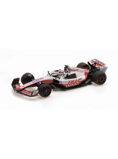   Minichamps - HAAS F1  VF-22 TEAM HAAS N 20 POLE POSITION BRAZILIAN GP 2022 KEVIN MAGNUSSEN WHITE BLACK RED