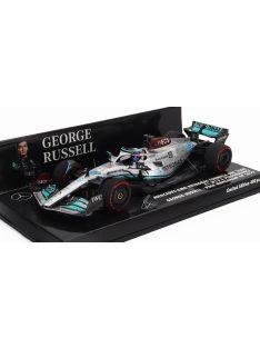   Minichamps - MERCEDES GP F1 W13E TEAM MERCEDES-AMG PETRONAS F1 N 63 POLE POSITION HUNGARIAN GP 2022 GEORGE RUSSEL SILVER GREEN