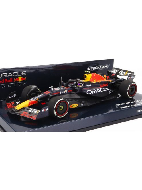 Minichamps - RED BULL F1  RB19 TEAM ORACLE RED BULL RACING N 11 WINNER SAUDI ARABIAN GP 2023 SERGIO PEREZ MATT BLUE