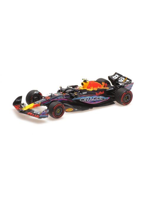 Minichamps - RED BULL F1  RB19 TEAM ORACLE RED BULL RACING N 11 2nd MIAMI GP 2023 SERGIO PEREZ MATT BLUE