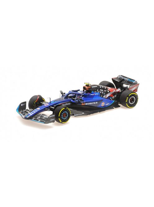 Minichamps - WILLIAMS F1  FW45 TEAM WILLIAMS RACING GULF N 2 AUSTIN USA GP 2023 LOGAN SARGEANT BLUE