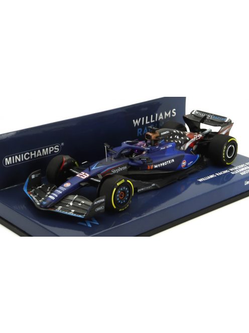 Minichamps - WILLIAMS F1  FW45 TEAM WILLIAMS RACING GULF N 23 AUSTIN USA GP 2023 ALEXANDER ALBON BLUE BLACK