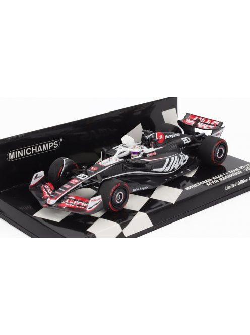 Minichamps - HAAS F1  FW24 TEAM MONEYGRAM HAAS N 20 SEASON 2024 KEVIN MAGNUSSEN BLACK WHITE