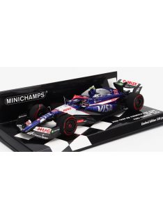   Minichamps - RACING BULLS F1 VCARB-01 TEAM VISA CASH APP N 22 SEASON 2024 YUKI TSUNODA BLUE WHITE