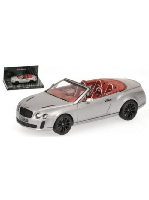 Minichamps - 1:43 Bentley Continental Supersports Cabr. - 2010 - Grey Metallic L.E. 1152 Pcs.