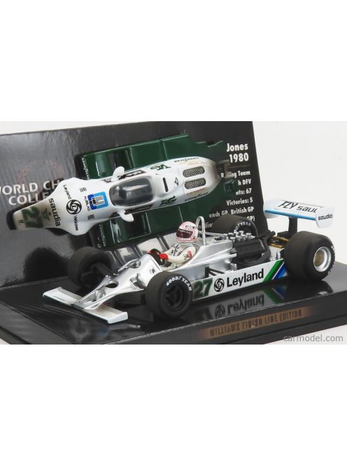 Minichamps - Williams F1 Fw07B N 27 Dirty Version World Champion Season 1980 Alan Jones White Green