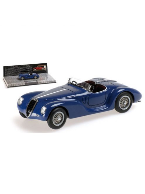 Minichamps - 1:43 Alfa Romeo 6C 2500 Ss Corsa Spider - 1939 - Blue L.E. 300 Pcs.