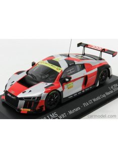   Minichamps - Audi R8 Lms Team Wrt N 7 Fia Gt World Cup Macau 2016 E.Mortara Silver Red