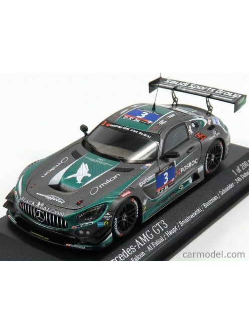 Minichamps - Mercedes Benz Gt-S Amg Gt3 N 2 24H Dubai 2016 Haupt - Broniszewski - Schneider Grey