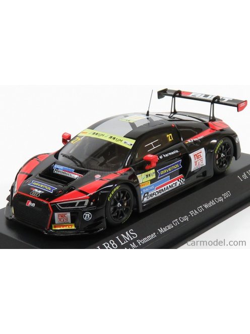 Minichamps - Audi R8 Lms Augst Motorsport N 27 Fia Gt Macau Cup 2017 Markus Pommer Black Red