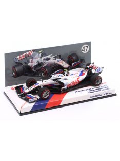   Minichamps - HAAS F1  VF-21 065/6 TEAM URALKALI N 47 DUTCH ZANDVOORT GP 2021 MICK SCHUMACHER WHITE BLUE RED