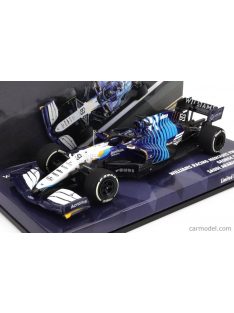   Minichamps - Williams F1 Fw43B Mercedes M12 Eq Power+ Team Williams Racing N 63 Saudi Arabia Gp 2021 George Russel White Light Blue