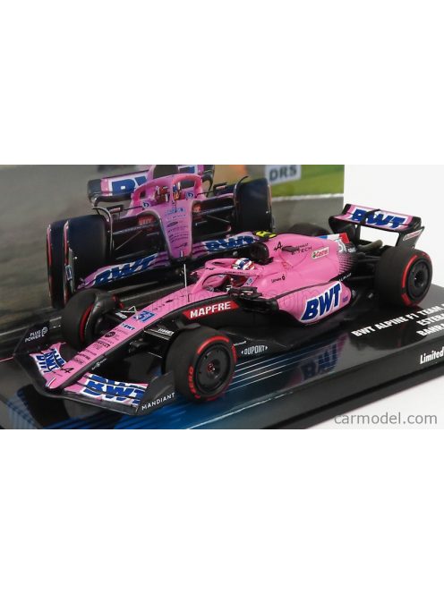 Minichamps - Renault F1 A522 Team Alpine Bwt N 31 Bahrain Gp 2022 Esteban Ocon Pink