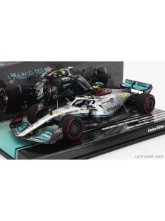   Minichamps - Mercedes Gp F1 W13E Team Mercedes-Amg Petronas F1 N 44 3Rd Bahrain Gp 2022 Lewis Hamilton Silver Green