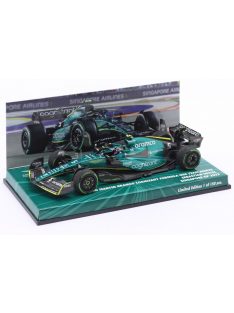   Minichamps - ASTON MARTIN F1 AMR22 TEAM ARAMCO COGNIZART N 5 8th SINGAPORE GP 2022 SEBASTIAN VETTEL GREEN BLACK