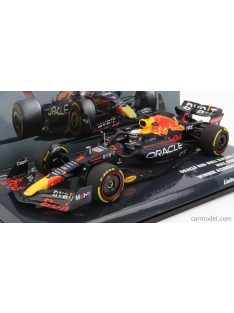   Minichamps - Red Bull F1 Rb18 Team Oracle Red Bull Racing N 1 World Champion Winner Azerbaijan Gp 2022 Max Verstappen Matt Blue Yellow Red