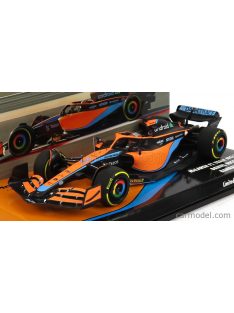   Minichamps - Mclaren F1 Mcl36 Mercedes Team Mclaren N 3 Bahrain Gp 2022 Daniel Ricciardo Orange Light Blue