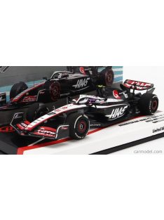   Minichamps - Haas F1 Fw23 Team Moneygram Haas N 27 Bahrain Gp 2023 Nico Hulkenberg White Black Red