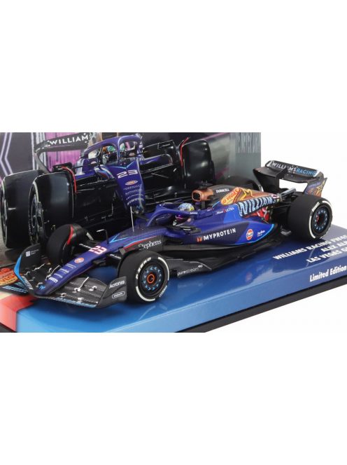 Minichamps - WILLIAMS F1  FW45 TEAM WILLIAMS RACING GULF N 23 LAS VEGAS USA GP 2023 ALEXANDER ALBON BLUE BLACK