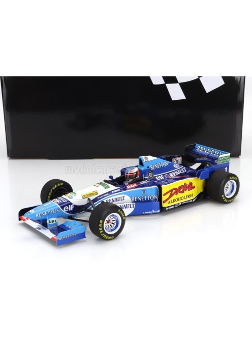 Minichamps - BENETTON F1 B195 TEAM MILD SEVEN RENAULT N 1 WORLD CHAMPION WINNER FRENCH GP MICHAEL SCHUMACHER 1995 BLUE YELLOW