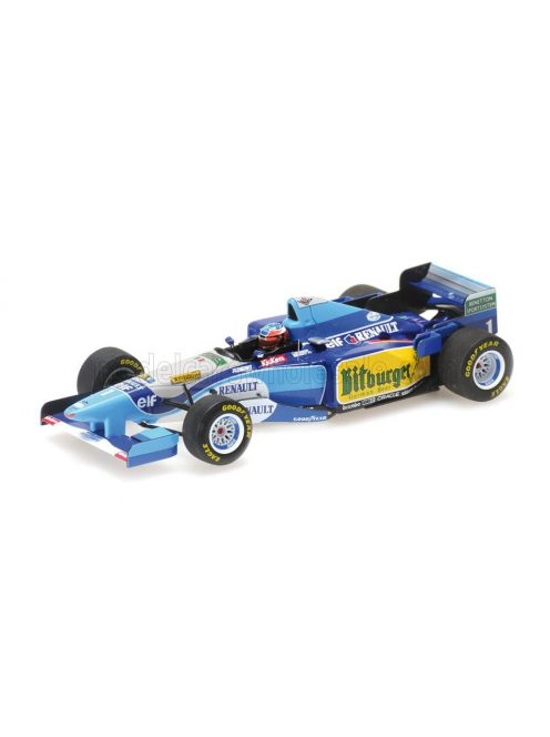 Minichamps - BENETTON F1  B195 TEAM MILD SEVEN RENAULT N 1 WORLD CHAMPION WINNER PACIFIC GP 1995 MICHAEL SCHUMACHER BLUE YELLOW