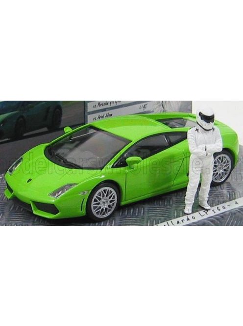 Minichamps - LAMBORGHINI GALLARDO LP560-4 - TOP GEAR WITH FIGURES 2004 GREEN