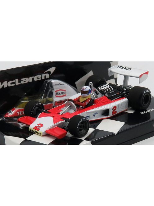 Minichamps - McLAREN F1  M23 FORD N 2 SEASON 1975 J.MASS - WITH ENGINE DETAILS RED WHITE