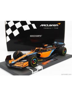   Minichamps - Mclaren F1  Mcl36 Mercedes Team Mclaren N 3 Bahrain Gp 2022 Daniel Ricciardo Orange Light Blue