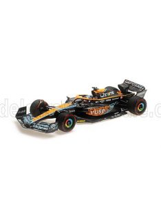   Minichamps - McLAREN  F1  MCL36 TEAM MCLAREN N 28 TEST ABU DHABI 2022 OSCAR PIASTRI ORANGE LIGHT BLUE