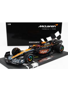   Minichamps - McLAREN  F1  MCL36 MERCEDES TEAM MCLAREN N 3 ABU DHABI GP 2022 DANIEL RICCIARDO ORANGE LIGHT BLUE