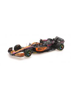   Minichamps - McLAREN  F1  MCL36 MERCEDES TEAM MCLAREN N 3 SINGAPORE GP 2022 DANIEL RICCIARDO ORANGE LIGHT BLUE