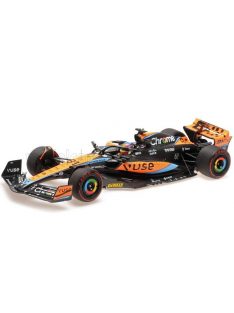   Minichamps - McLAREN F1  MCL60 TEAM McLAREN N 81 SEASON 2023 OSCAR PIASTRI ORANGE BLACK BLUE