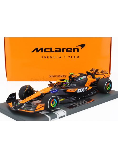 Minichamps - McLAREN F1  MCL38 TEAM MCLAREN N 4 SEASON 2024 LANDO NORRIS ORANGE BLACK