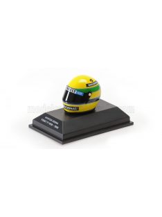   Minichamps - BELL HELMET F1  CASCO HELMET 97T RENAULT TURBO TEAM LOTUS N 12 FIRST WIN SEASON 1985 AYRTON SENNA YELLOW GREEN