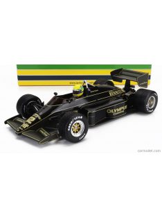   Minichamps - Lotus F1 97T Renault Turbo N 12 Winner Portugal Gp With Rain Tires 1985 Ayrton Senna Black Gold