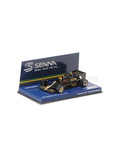   Minichamps - LOTUS F1  97T RENAULT TURBO TEAM LOTUS N 12 WINNER PORTUGAL GP 1985 AYRTON SENNA BLACK