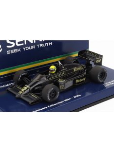   Minichamps - LOTUS F1  98T RENAULT TURBO N 12 SEASON DIRTY VERSION 1986 AYRTON SENNA BLACK GOLD