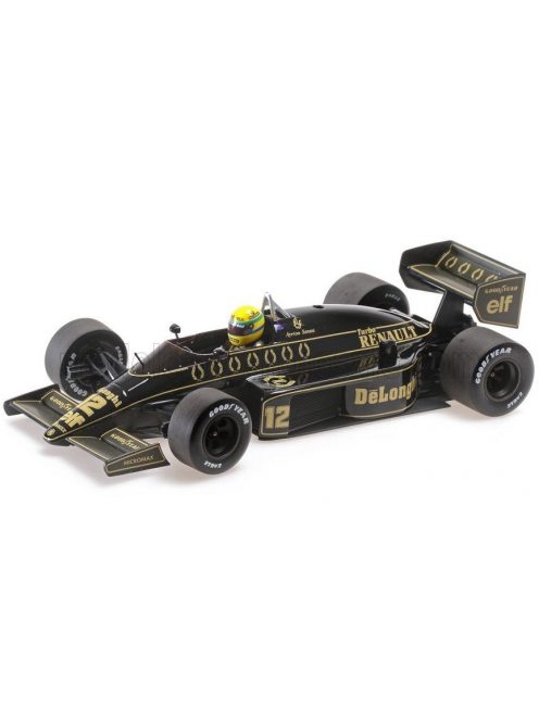 Minichamps - LOTUS F1  98T RENAULT TURBO N 12 SEASON DIRTY VERSION 1986 AYRTON SENNA BLACK GOLD