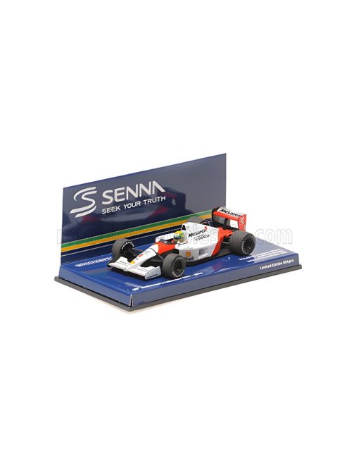 Minichamps - McLAREN F1  MP4/6 HONDA N 1 WORLD CHAMPION DIRTY VERSION SEASON 1991 AYRTON SENNA RED WHITE